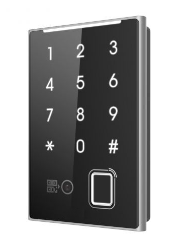 F-KD-4509PDFQKB Считыватель Desfire, Mifare 1, Felica карт с поддержкой Bluetooth, отпечатков пальца, ПИН-код, QR-код